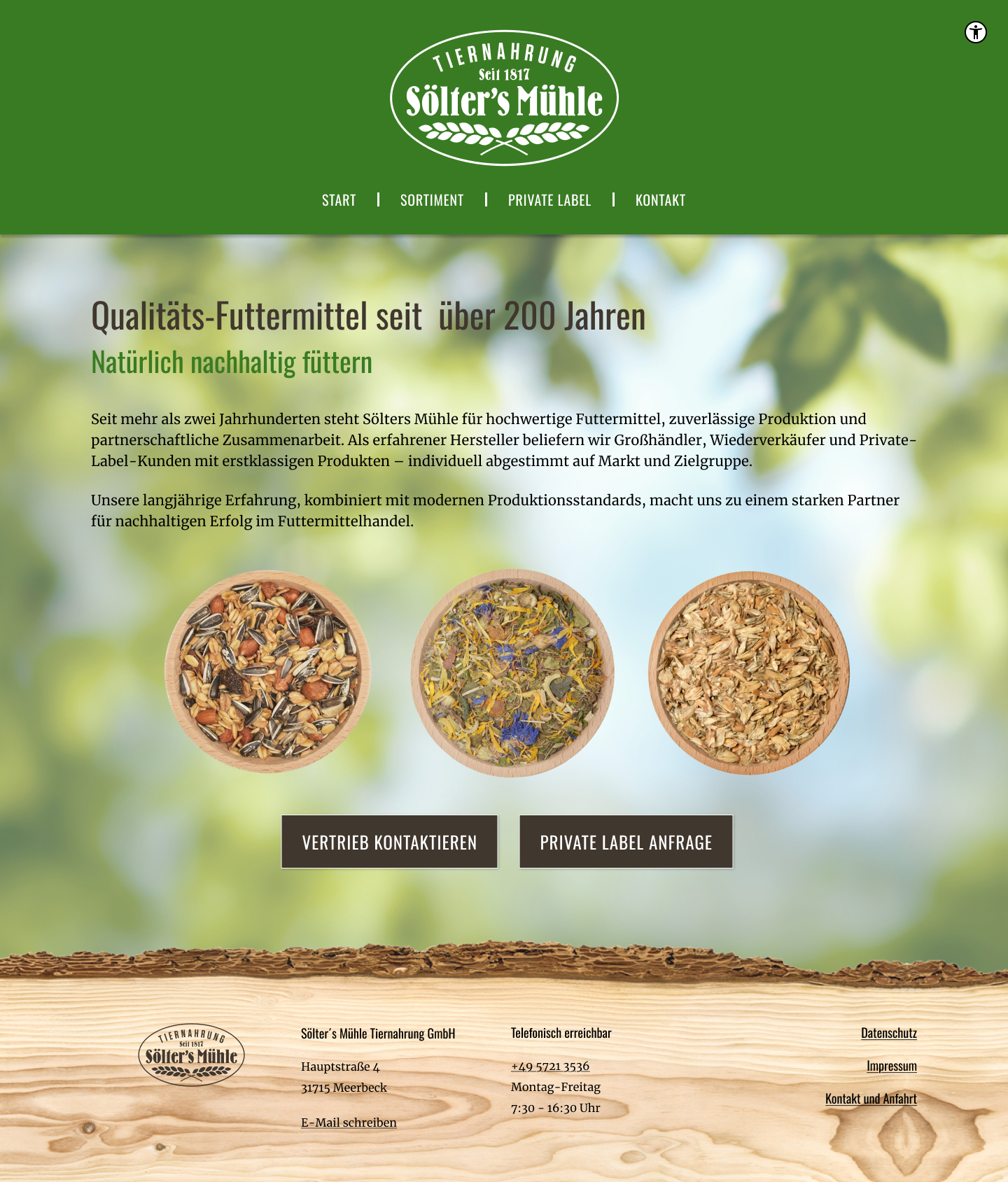 Startseite Layout v2.0